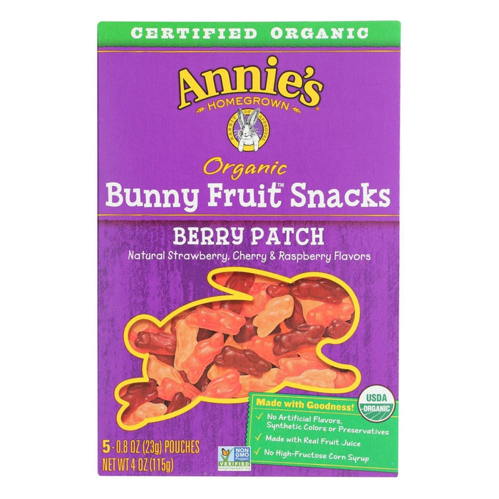 Annie's Homegrown Fruit Snack Berry Patch (Pack of 10 - 4 Oz.)