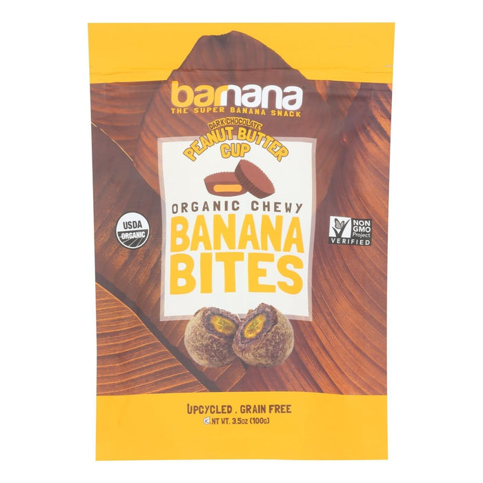 Barnana Ban Bites: Chocolate PB Cup, 3.5 Oz Per Bite (Pack of 12)