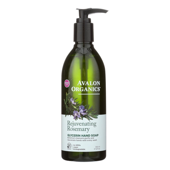 Avalon Organics Glycerin Liquid Hand Soap Rosemary (12 Fl Oz)