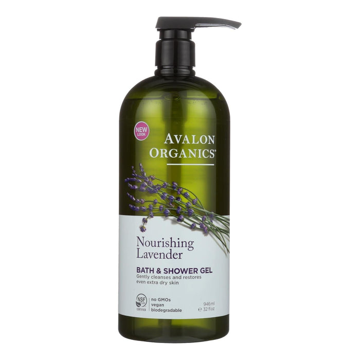Avalon Organics Lavender Bath & Shower Gel (32 Fl Oz)
