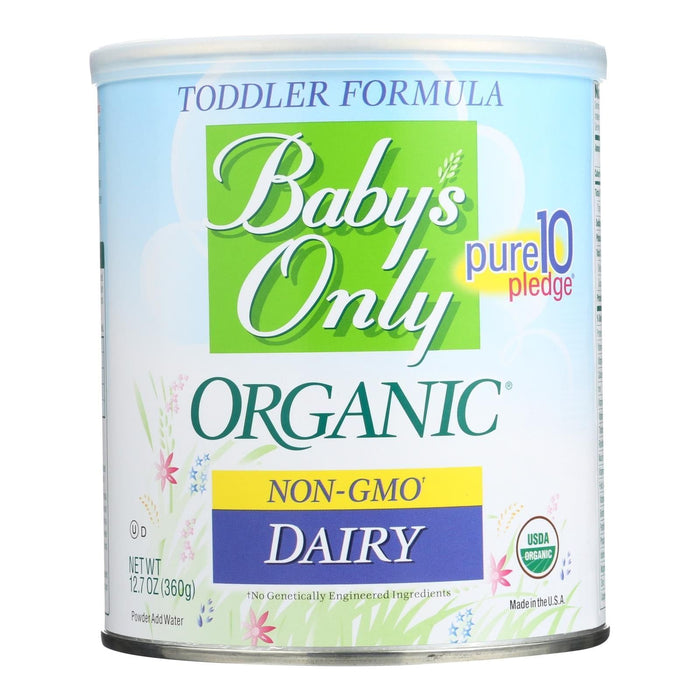 Baby's Only Organic Dairy Toddler Formula (Iron-Fortified, 12.7 oz, Pack of 6)