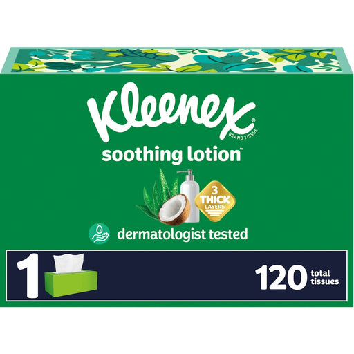 Kleenex Kleenex 3 Ply Coconut Oil + Aloe Soothing Lotion Tissues Facial Tissues