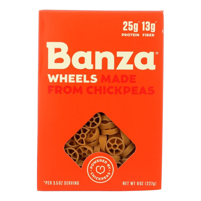 Banza Wheels Chickpea Pasta - Case of 6 - 8 Oz