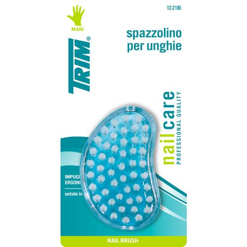 Trim Trim Ergonomic Quality Bristles Contour Nail Brush Nails