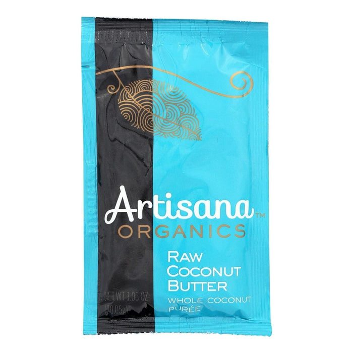 Artisana Raw Organic Coconut Butter - 1.06 Oz Squeeze Packs, Case of 10