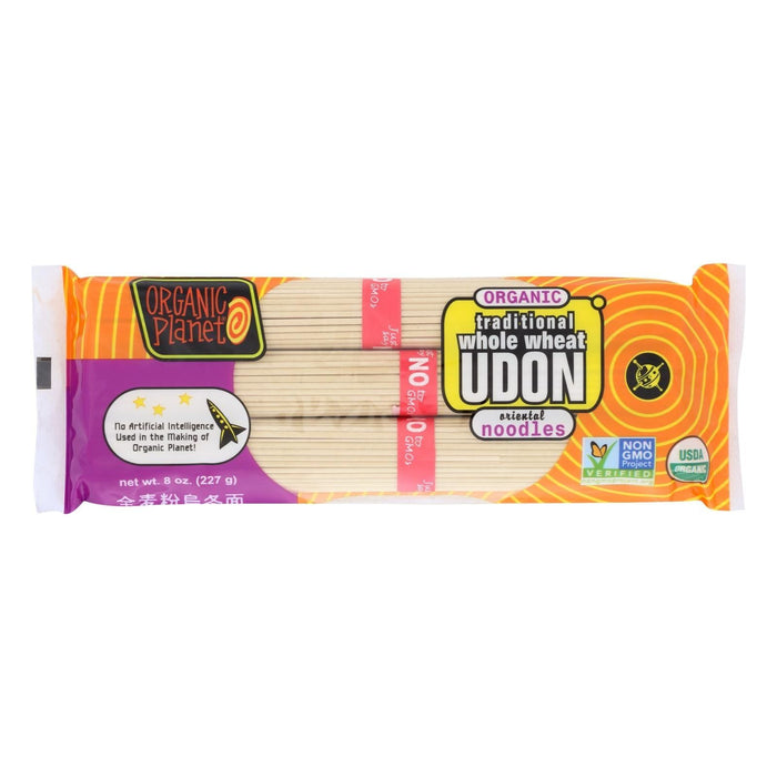 Cozy Farm - Organic Planet Traditional Whole Wheat Udon Oriental Noodles, 8 Oz. (Pack Of 12)
