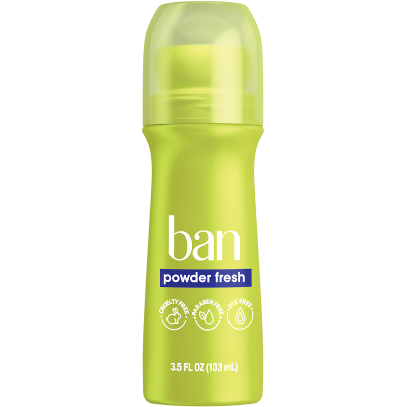 Ban Ban Invisible Roll On Powder Fresh Antiperspirant Deodorant 3.5 Fl Oz Deodorant