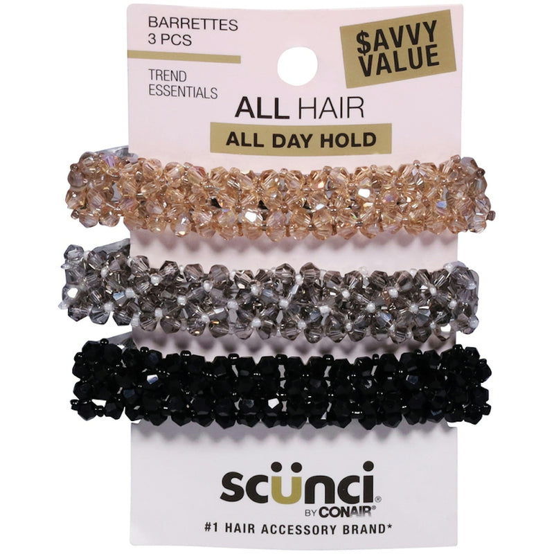 Scunci Barrettes Savvy Value