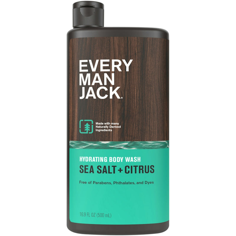 Every Man Jack Every Man Jack Hydrating Sea Salt + Citrus Body Wash 16.9 Fl Oz Body Wash