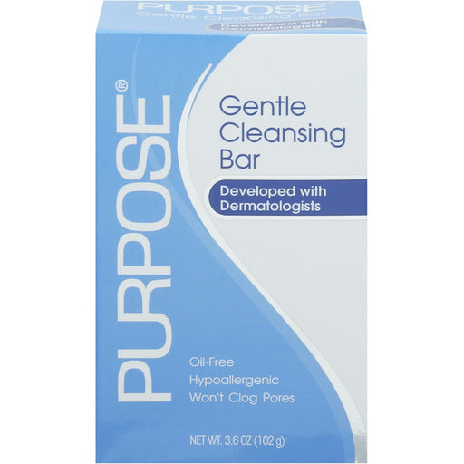 Purpose Purpose Cleansing Bar, Gentle, Oil Free, Hypoallergenic 3.6 Oz Bar Soap