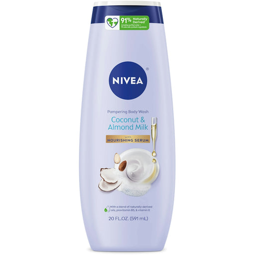 Nivea Nivea Coconut & Almond Milk Pampering Body Wash 20 Fl Oz Body Wash