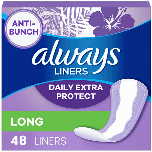 Always Always Xtra Protection Daily Liners Long Personal Care