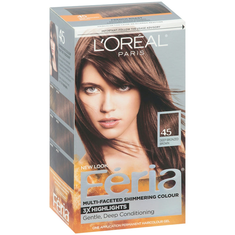 Feria Feria L'Oréal Paris Multi-Faceted Permanent Hair Color - 45 Deep Bronzed Brown Hair Color