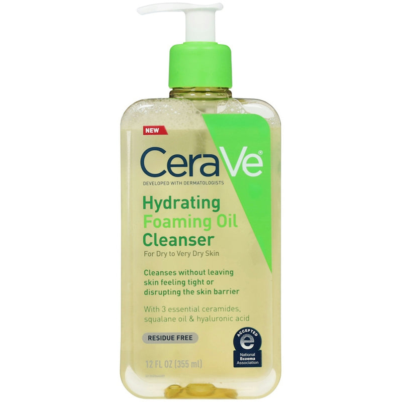 CeraVe CeraVe Cleanser, Hydrating, Foaming, Oil 12 Fl Oz Health & Beauty