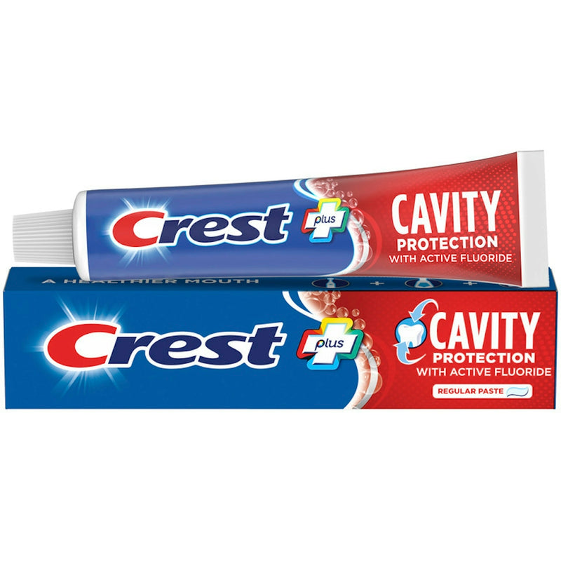 Crest Crest Toothpaste, Regular Paste, Cavity Protection, Fluoride, Anticavity 4.2 Oz Toothpaste