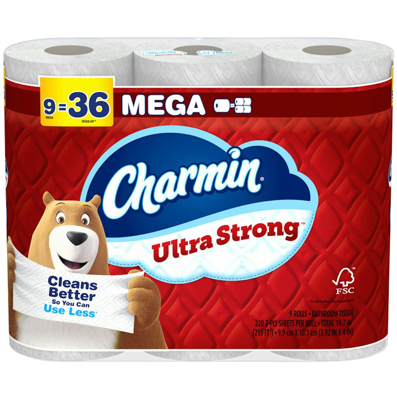Charmin Charmin 2 Ply Unscented Mega Rolls Bathroom Tissue Toilet Paper