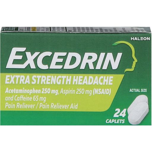 Excedrin Excedrin Extra Strength Pain Reliever And Headache Medicine Caplets Health & Beauty