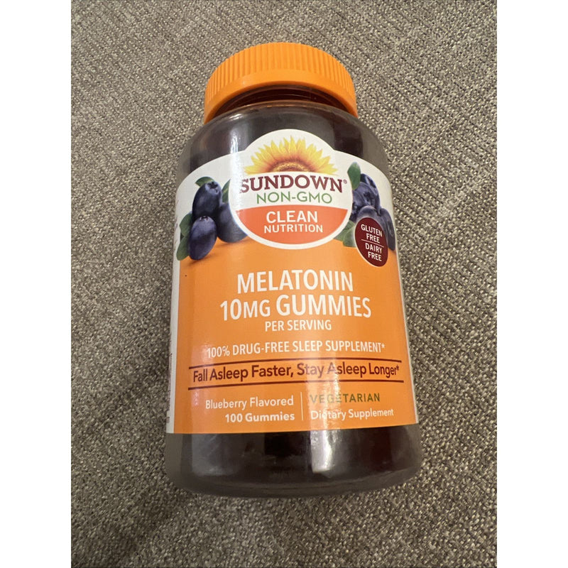 Sundown Naturals Sundown Naturals Melatonin Gummies - Blueberry, 10mg Vitamins & Supplements