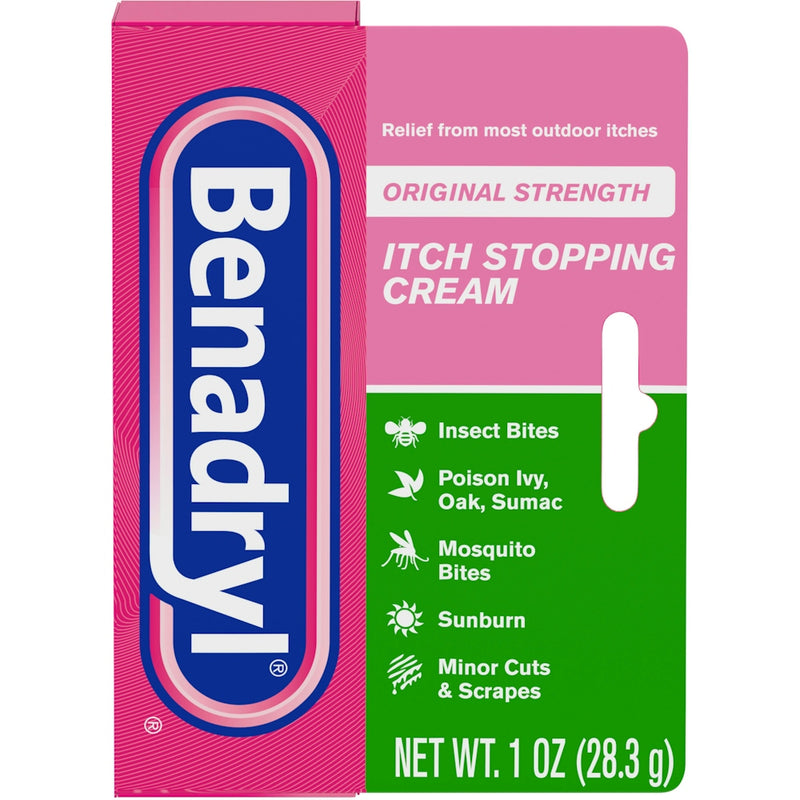 Benadryl Benadryl Original Strength For Ages 2+ Itch Stopping Cream 1 Oz First Aid
