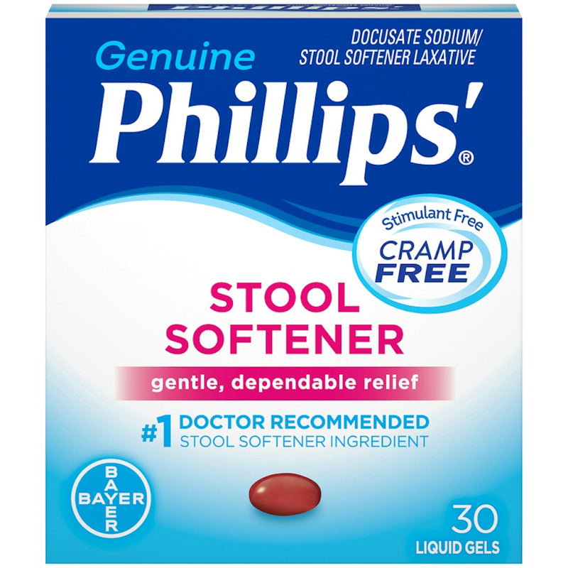 Phillips' Phillips' Genuine Stool Softener, Liquid Gels Health & Beauty White Smoke