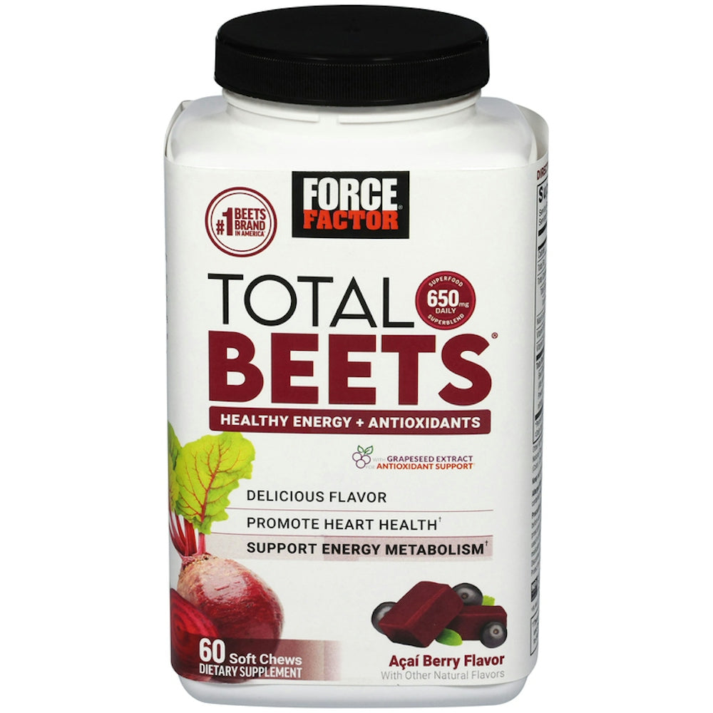 Force Factor® Total Beets™ Soft Chews – Acai Berry Flavor — Pasteur ...