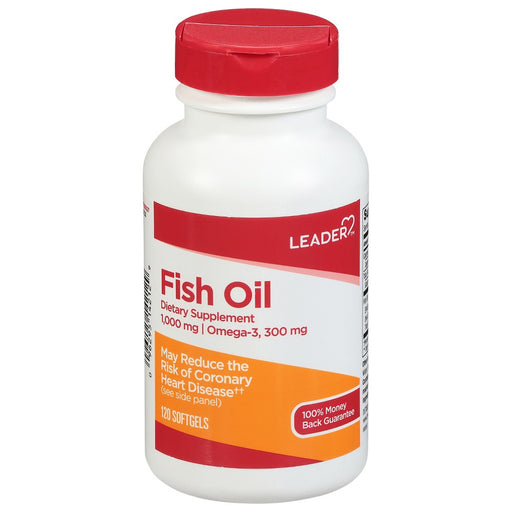 0 Leader Fish Oil 120 Softgels Massage Oil