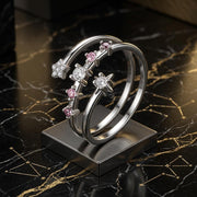 Bids.com 925 Sterling Silver CZ Pavé Ring Rings