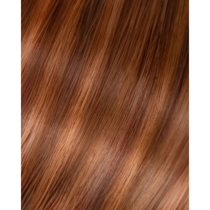 VIP Extensions Babe I-Tip 18" 100% Human Hair Straight Extensions 20 pcs - Choose Color Hair Extensions Saddle Brown 30-33-ruby