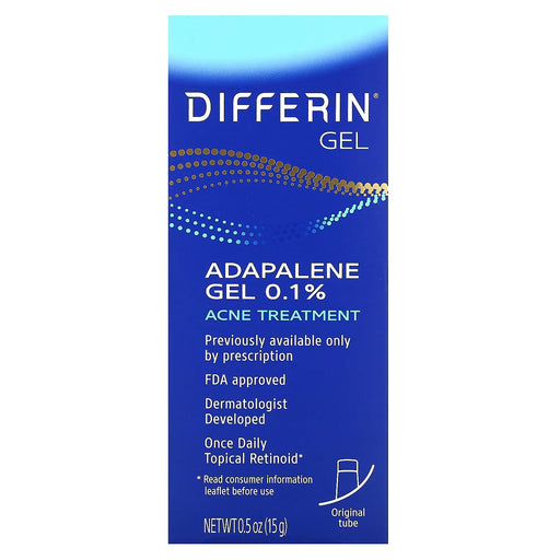 Differin Differin Adapalene Gel 0.1% Acne Treatment (4-Pack, 15g Tubes) Skin Care