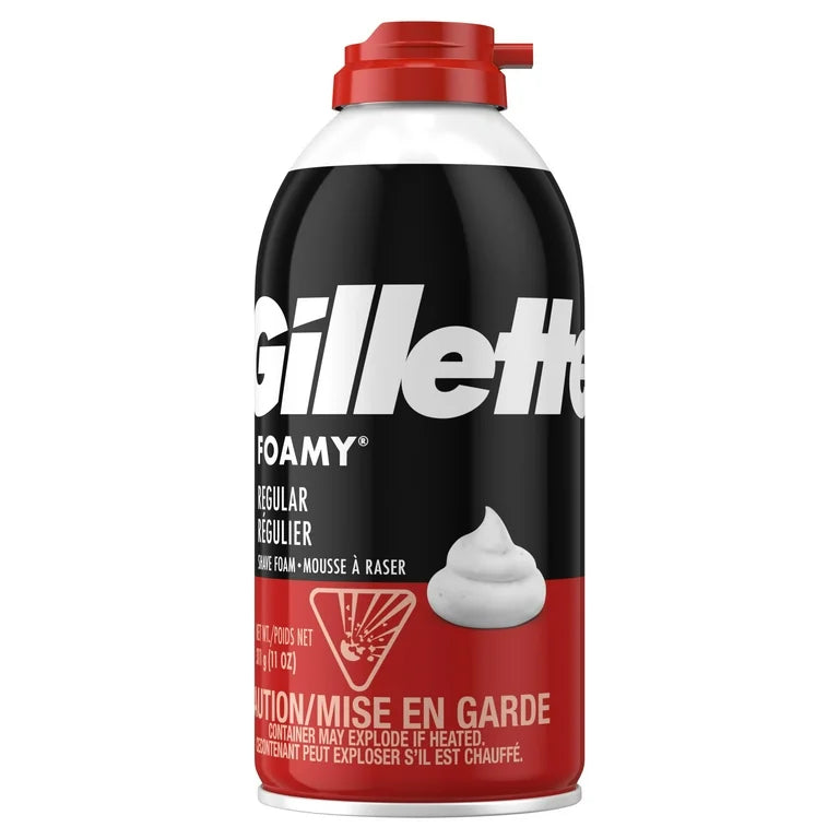 Gillette Foamy Mens Regular Shave Foam 11 oz