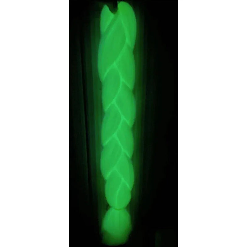 Mill's Beauty Supply Synthetic Braiding Hair - Glow in the Dark 24in Braids