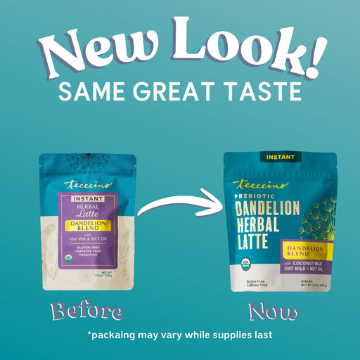 Teeccino Instant Dandelion Herbal Latte Instant Latte