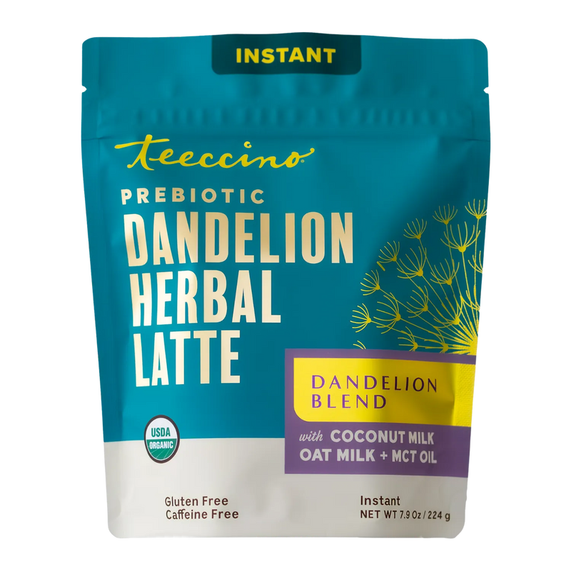 Teeccino Instant Dandelion Herbal Latte Instant Latte