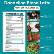 Teeccino Instant Dandelion Herbal Latte Instant Latte