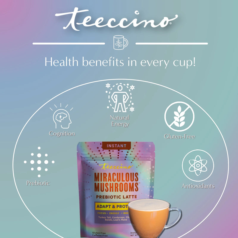 Teeccino Miraculous Mushrooms® Adapt & Protect Instant Herbal Latte Instant Latte