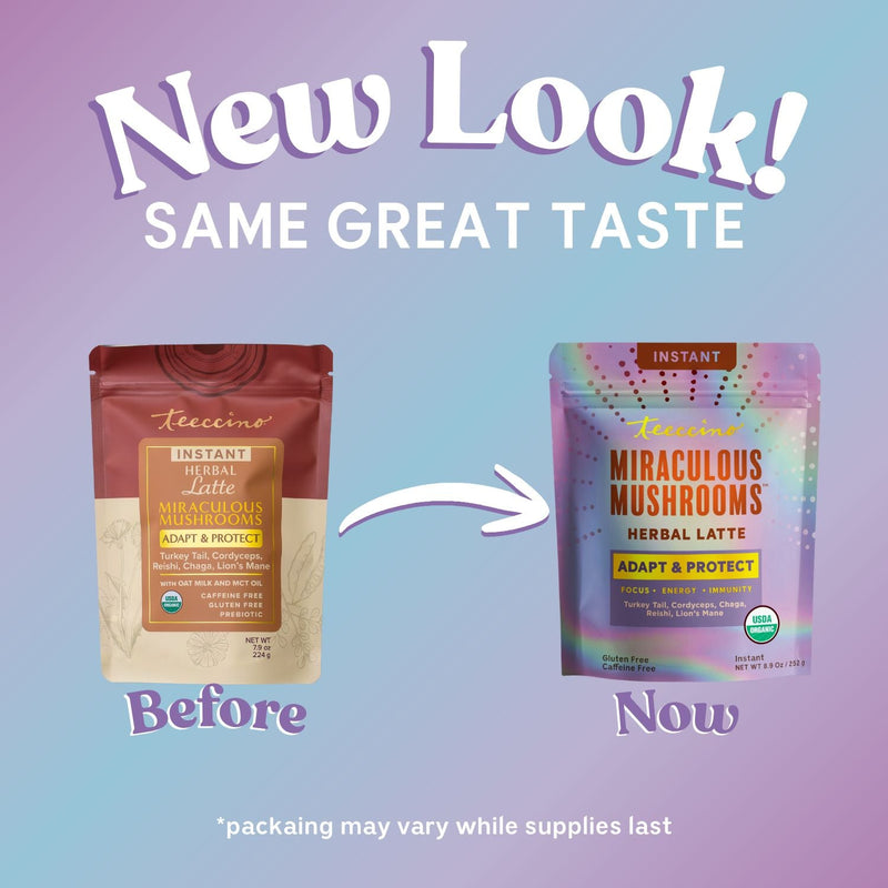Teeccino Miraculous Mushrooms® Adapt & Protect Instant Herbal Latte Instant Latte