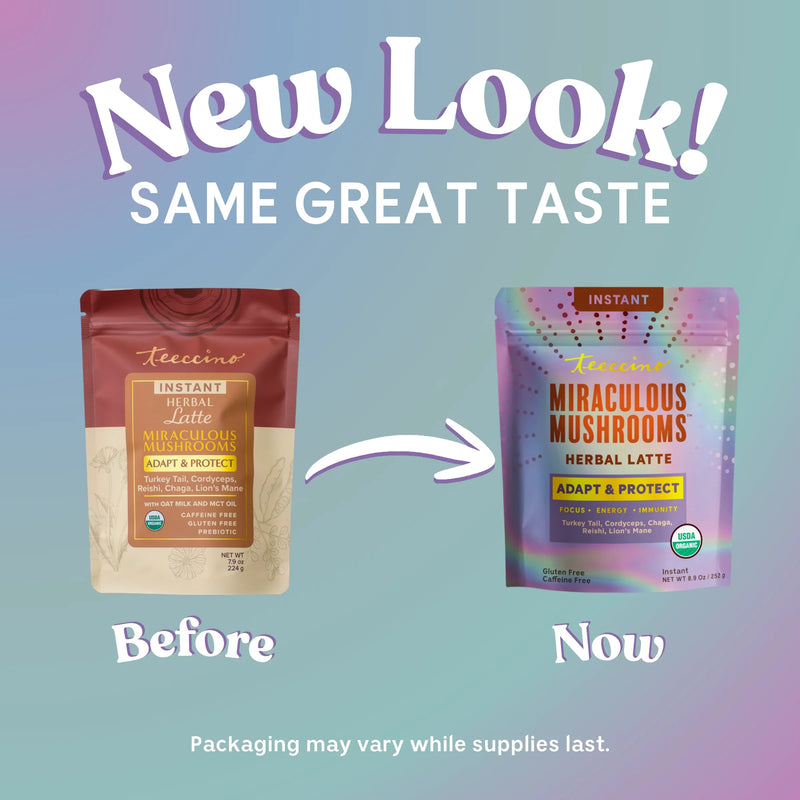 Teeccino Miraculous Mushrooms® Adapt & Protect Instant Herbal Latte Instant Latte