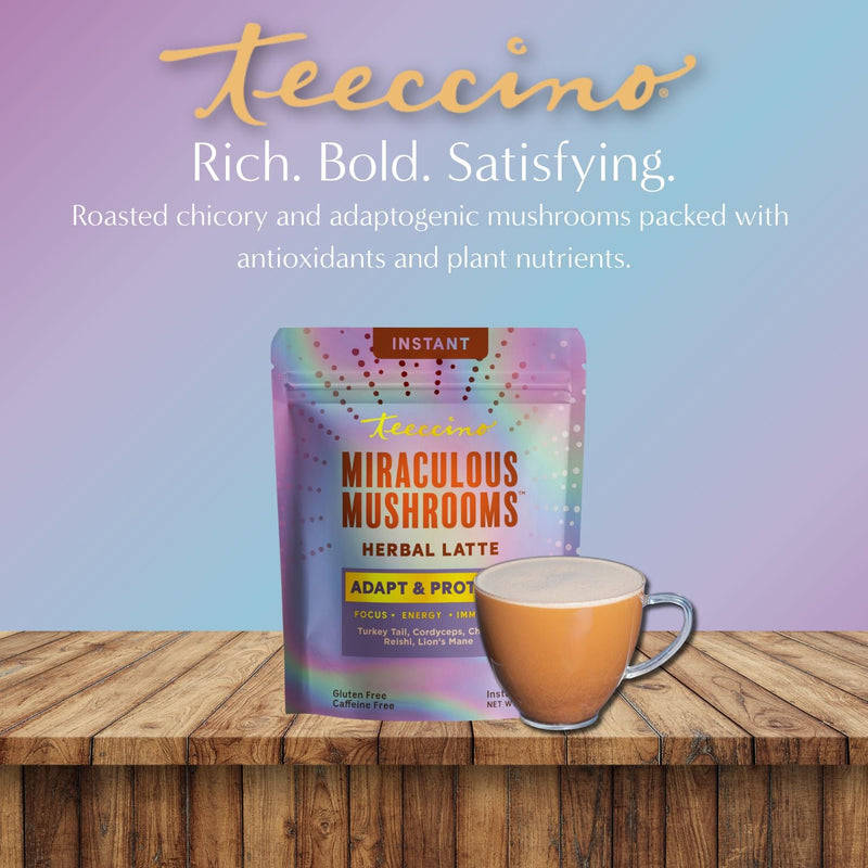 Teeccino Miraculous Mushrooms® Adapt & Protect Instant Herbal Latte Instant Latte