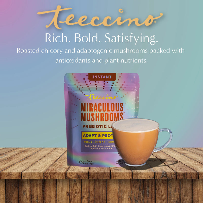 Teeccino Miraculous Mushrooms® Adapt & Protect Instant Herbal Latte Instant Latte
