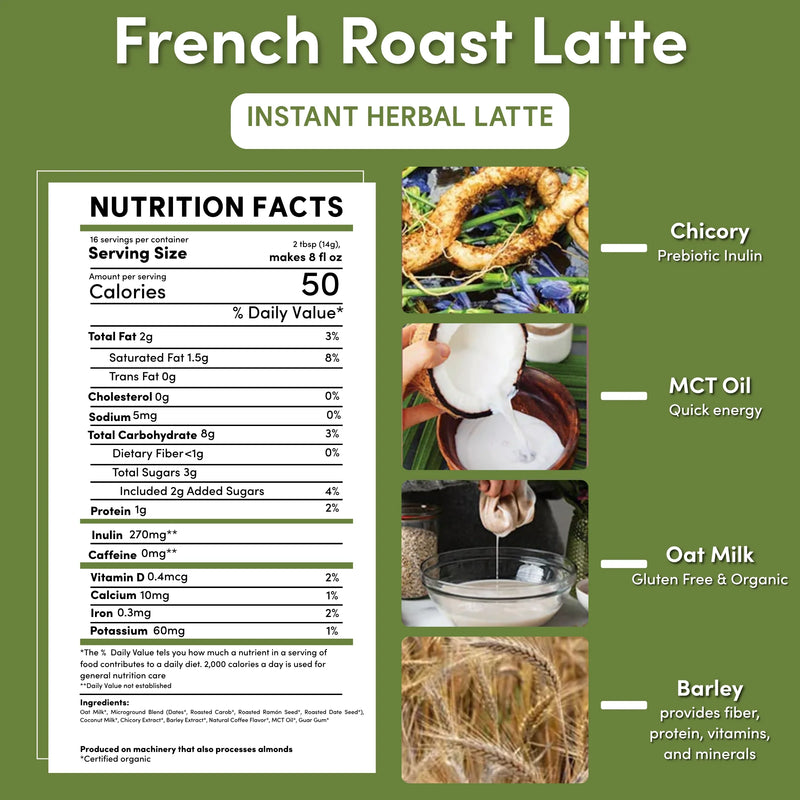 Instant French Roast Herbal Latte