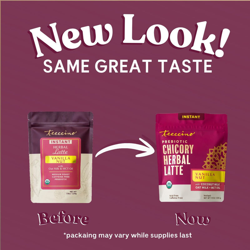 Teeccino Instant Vanilla Nut Herbal Latte Instant Latte