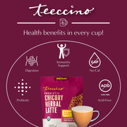 Teeccino Instant Vanilla Nut Herbal Latte Instant Latte