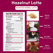 Teeccino Instant Hazelnut Herbal Latte Instant Latte