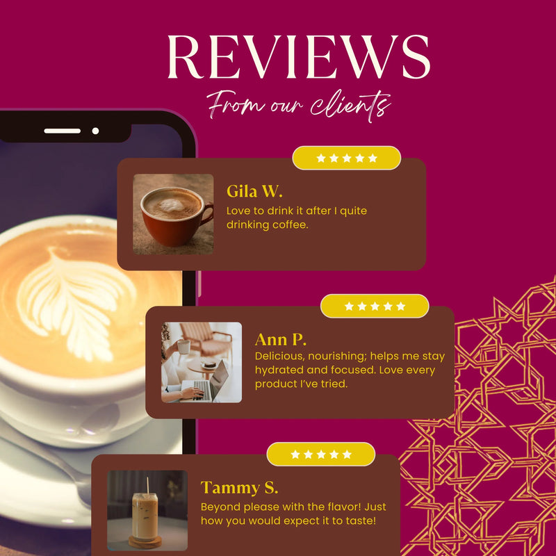 Teeccino Instant Hazelnut Herbal Latte Instant Latte