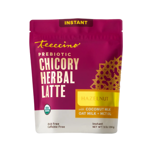 Teeccino Instant Hazelnut Herbal Latte Instant Latte