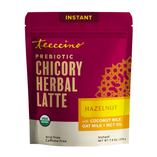Teeccino Instant Hazelnut Herbal Latte Instant Latte