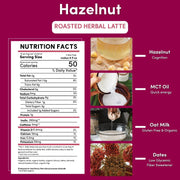 Teeccino Instant Hazelnut Herbal Latte Instant Latte