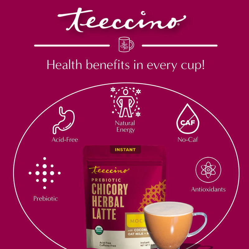 Teeccino Instant Mocha Herbal Latte Instant Latte