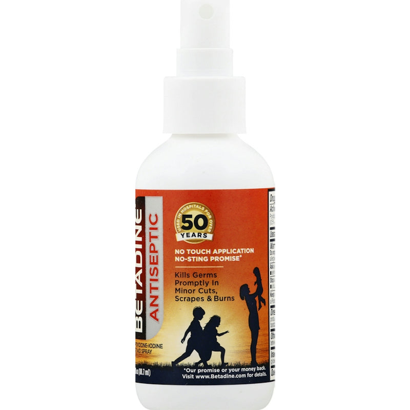 Betadine Betadine First Aid Antiseptic Spray With 5% Povidone Iodine, 3 Oz First Aid