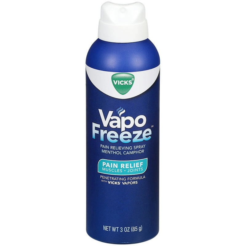 Vicks Vicks VapoFreeze Topical Pain Relief Spray, 3 oz Medicine & Drugs White Smoke